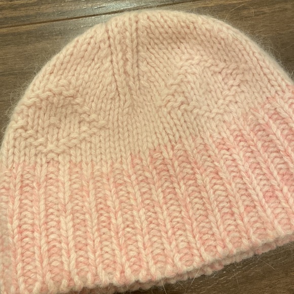 Cozy/fuzzy Pink Winter Beanie Lined with Fleece - Picture 3 of 3